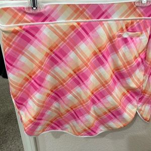 Fun bright color golf skort